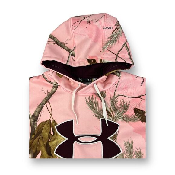 Under Armour Real Tree Camo Loose Hoodie Size Large - Picture 3 of 6